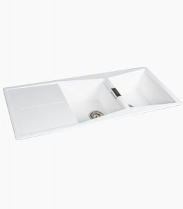 فروش سینک ظرفشویی گرانیکو مدلg880 سفید 09121507825