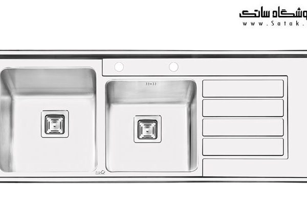 سینک ظرفشویی ایلیااستیلمدل ۲۰۶۳