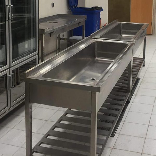 فروش وان شستشوی سبزیجات از جنس استیل صنعتی 09121507825